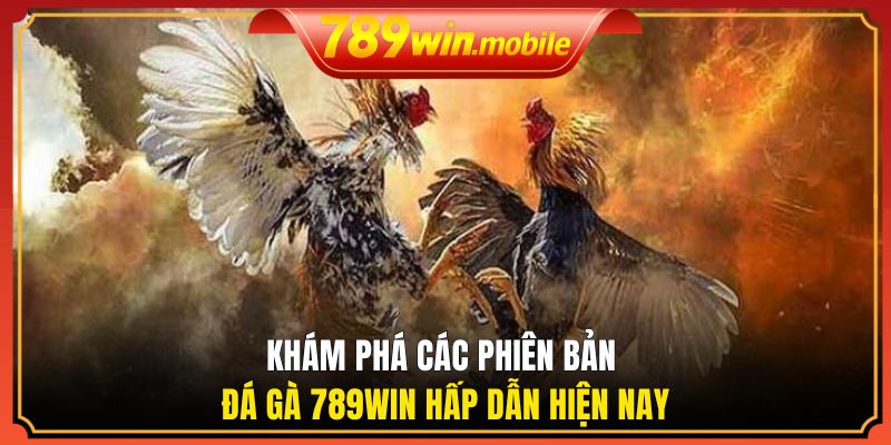 Khám phá các phiên bản đá gà 789WIN hấp dẫn hiện nay
